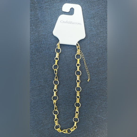 NWT Croft & Barrow Link Chain Necklace - Picture 3 of 5